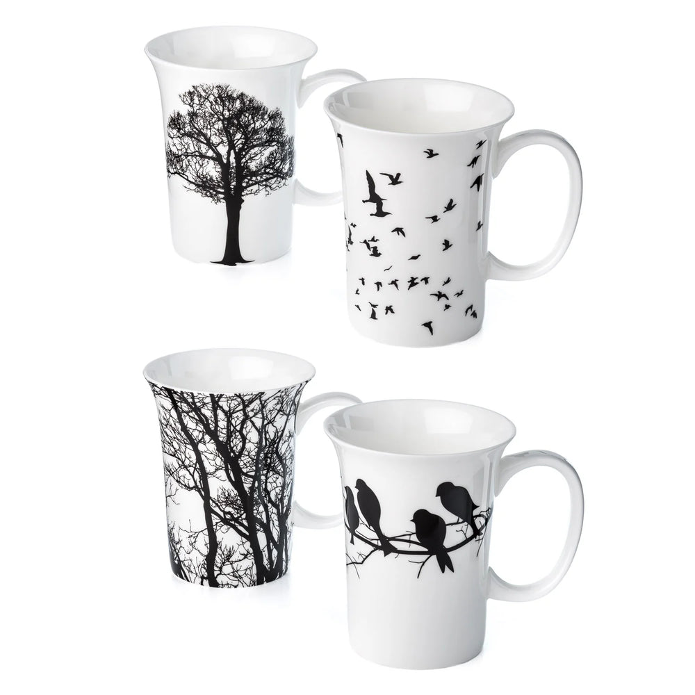 Eternal Silhouette Set of 4 Mugs
