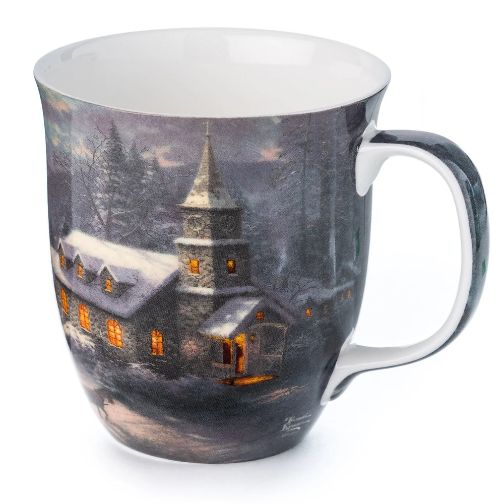 Kinkade Evening Sleigh Ride Java Mug