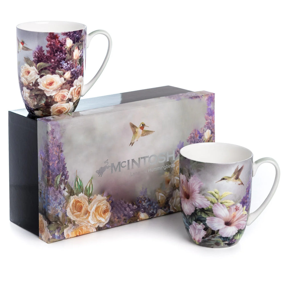 Lena Liu Hummingbirds Mug Pair
