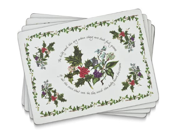 Pimpernel Holly & Ivy Placemats Set of 4