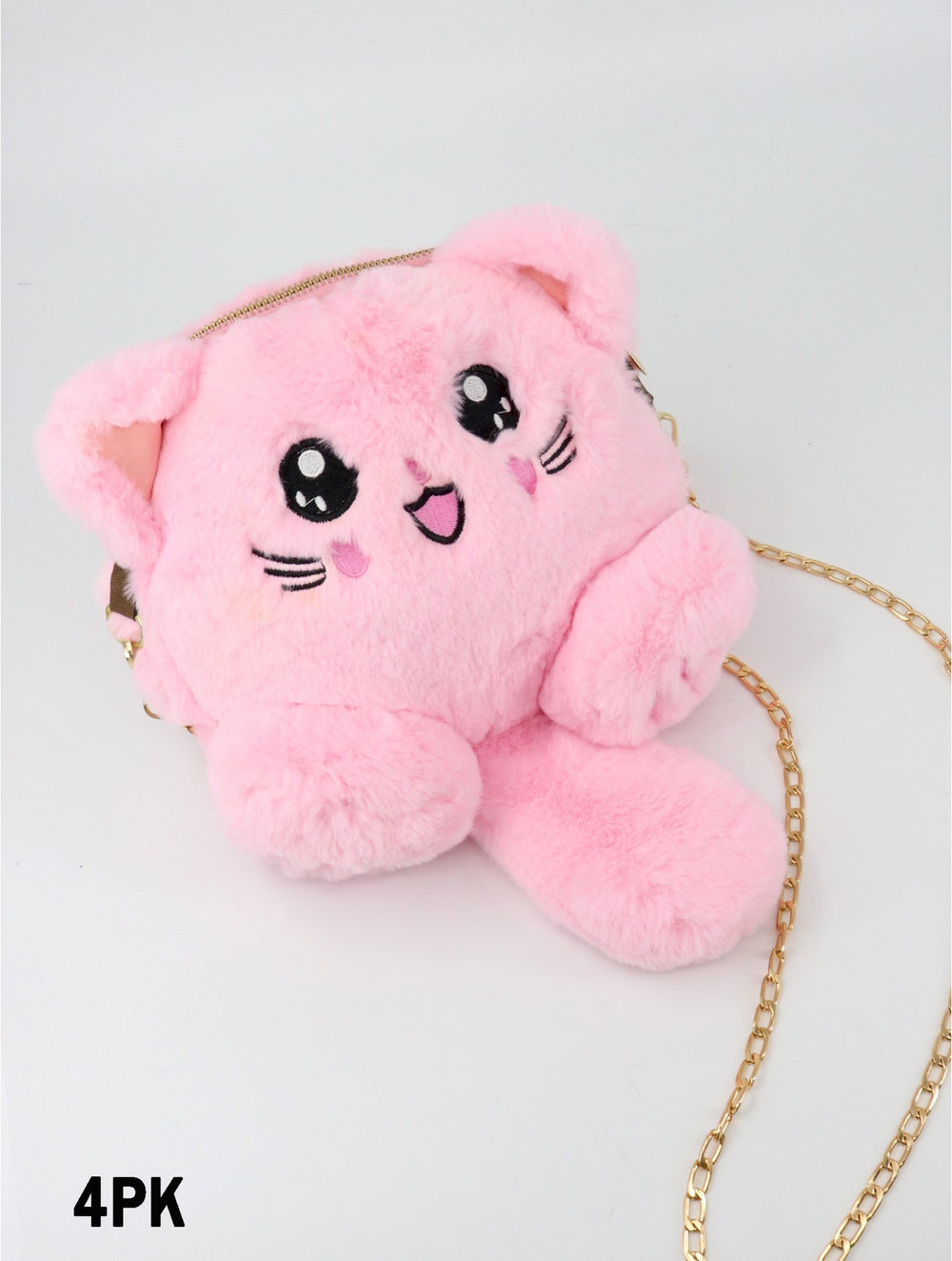 Grand-The Kids Plush Pink Cat Bag (BG13764PK)