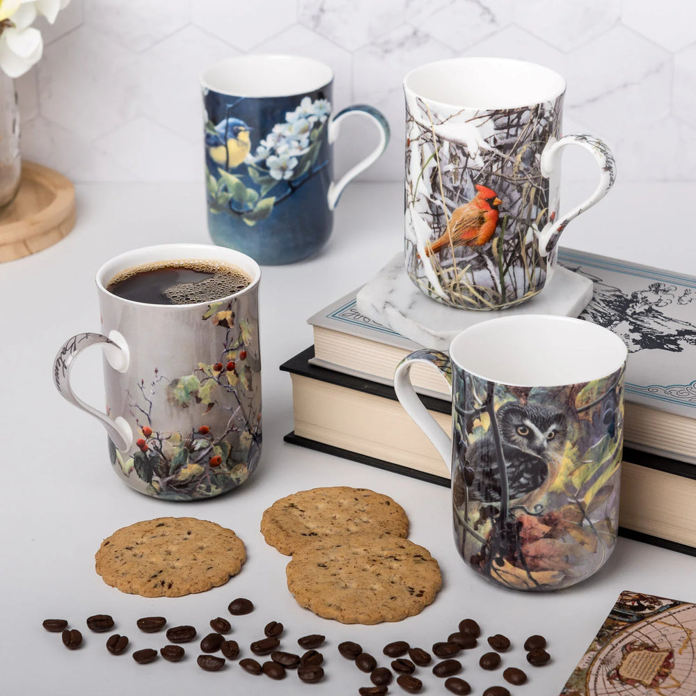 Robert Bateman Birds Set of 4 Mugs