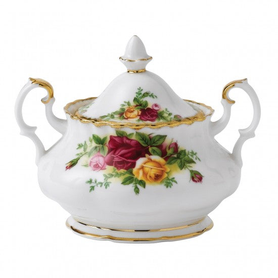 Royal Albert Old Country Roses Covered Sugar Bowl
