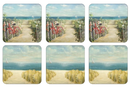 Pimpernel Summer Ride Coasters Set of 6