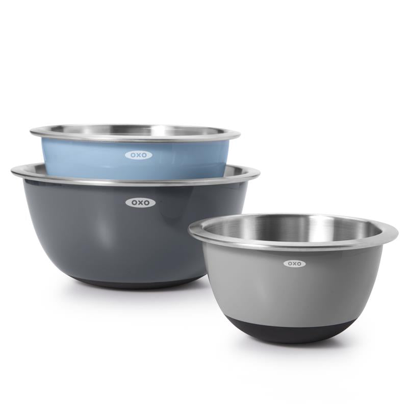 OXO - Stainless Steel Mixing Bowls 3pc Set