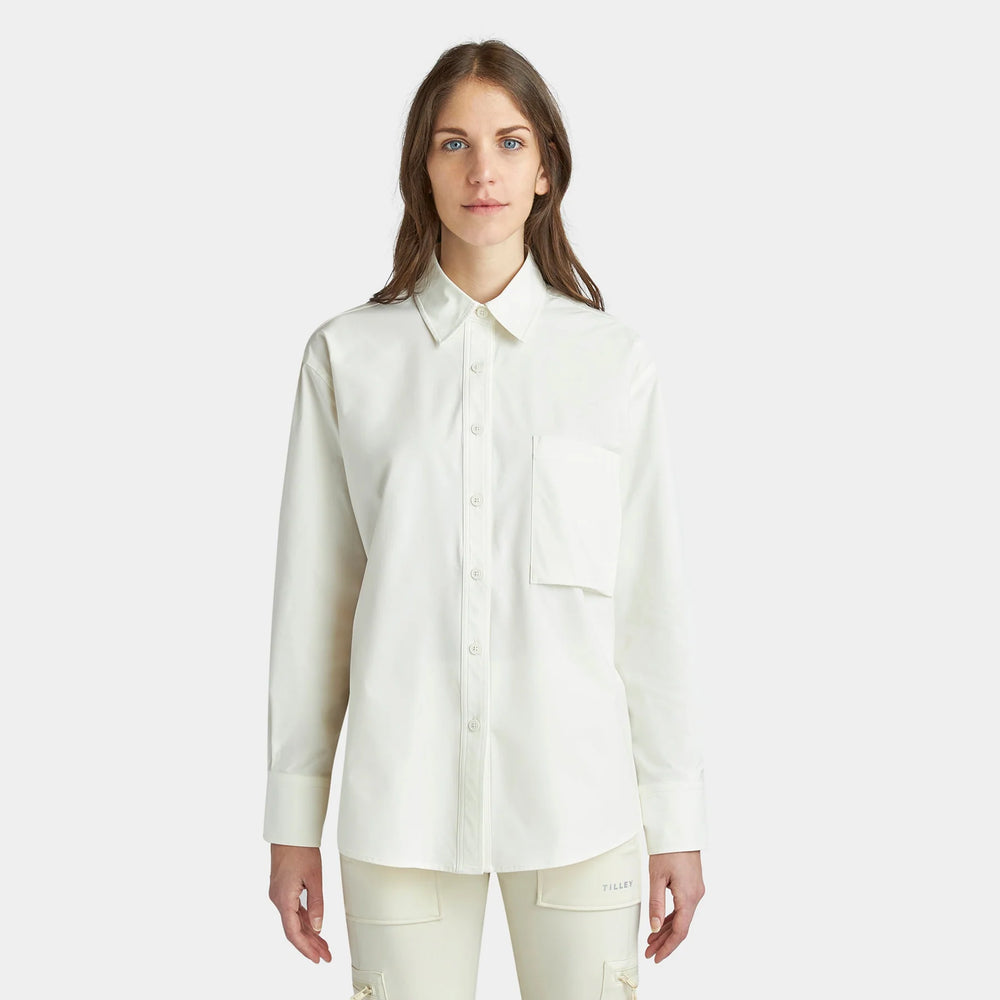 Tilley Ladies- Tech Shield Shirt Cream