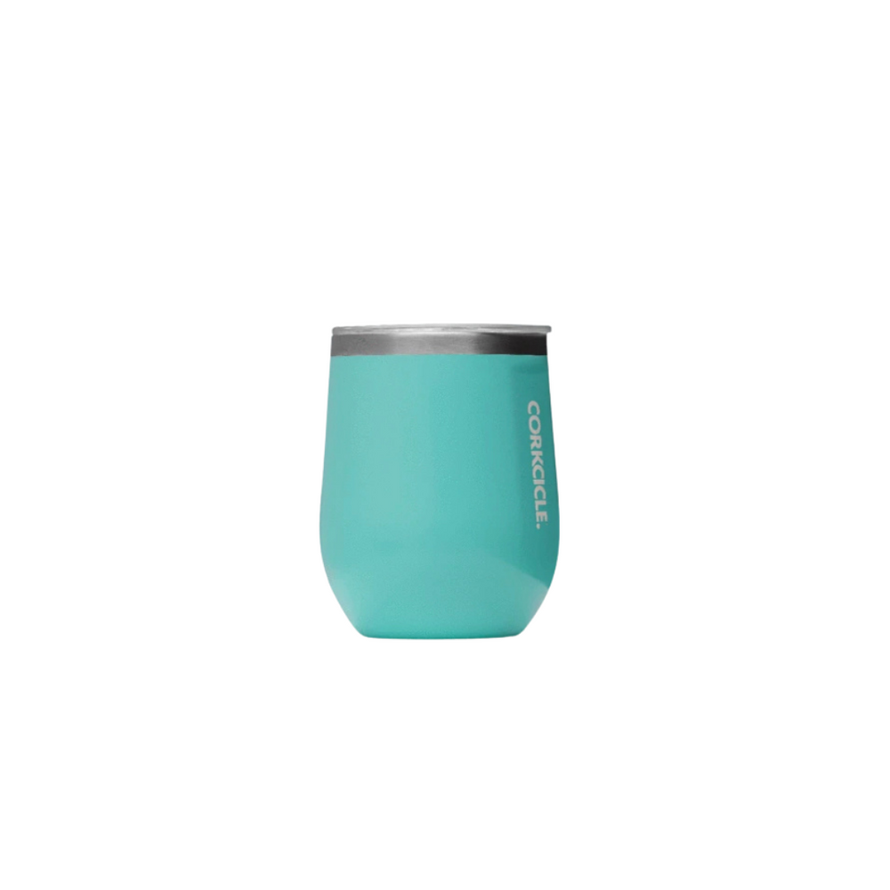 Corkcicle Stemless Gloss Turquoise 12oz