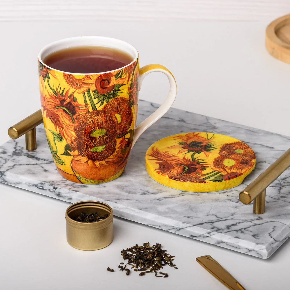 Van Gogh Sunflower Tea Mug