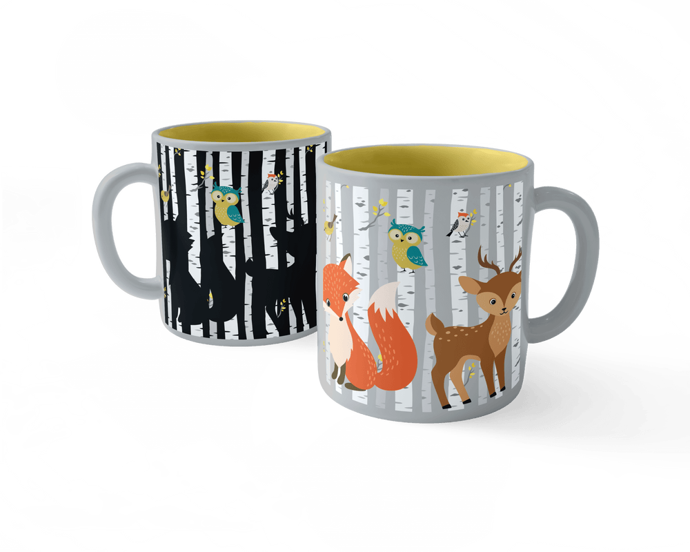 The Color Changing Mug Set - Woodland Friends