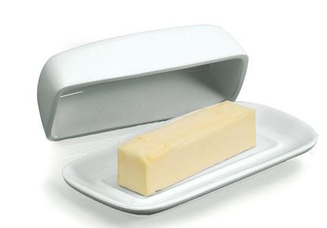 BIA - Rectangle Butter Dish w/Cover