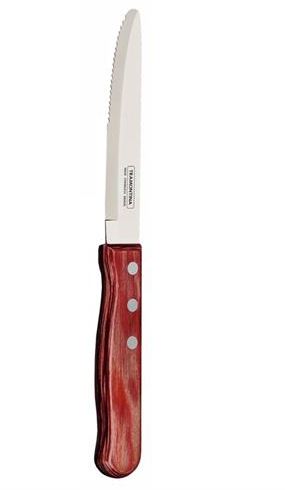 Danesco Steak Knife- Red Polywood Handle