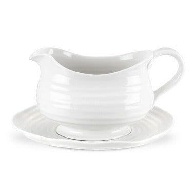 Sophie Conran White Gravy Boat and Stand