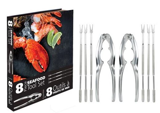 Natural Living - 8pc Seafood Tool Set