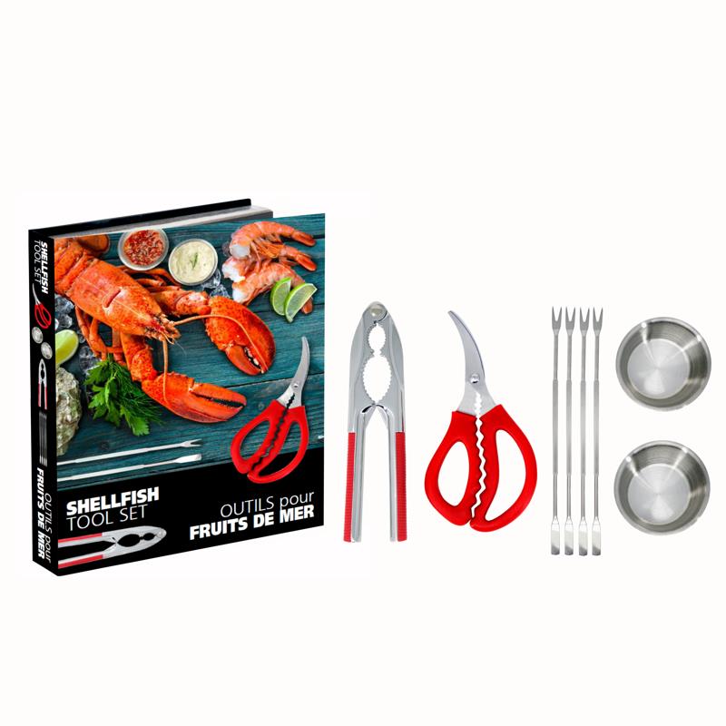 Natural Living - 8pc Shellfish Tool Set