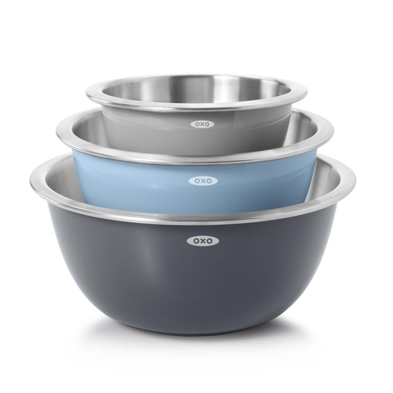 OXO - Stainless Steel Mixing Bowls 3pc Set