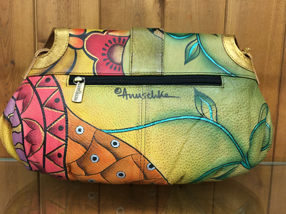 Patchwork Garden- Leather Shoulder Bag