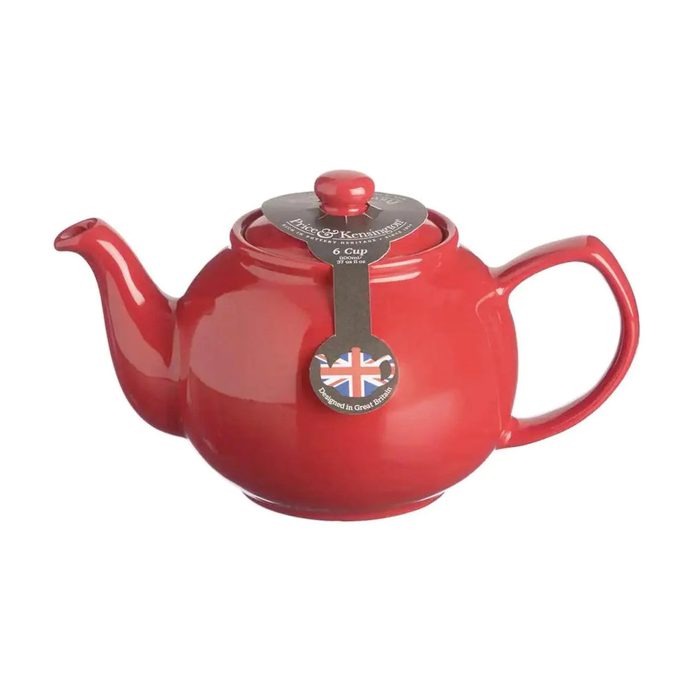 Price and Kensington Teapot-Red Brights 6 cup (0056760)