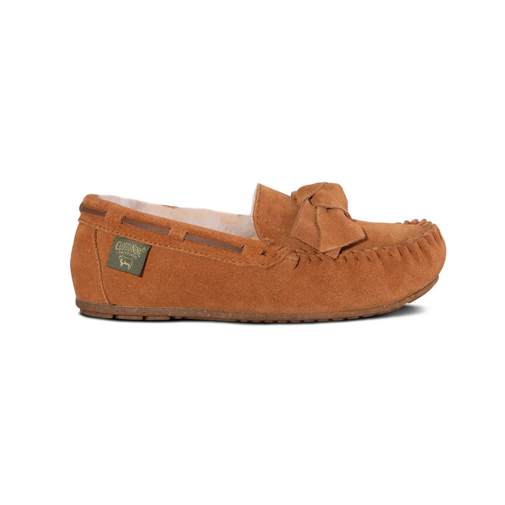 The Sheepskin Scarlet Moc - Chestnut